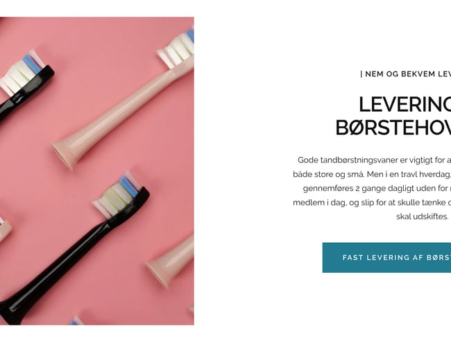 Eltandbørste brand med aktive abonnenter