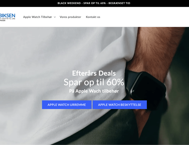 Dansk ur tilbehør webshop - 40.000+ kr. i Omsætning