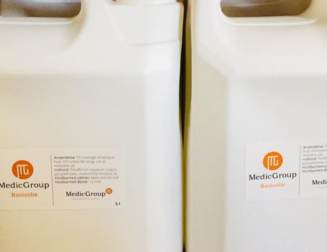 Webshop sælges - Massageolier, massagesalver, muskelvarmer mm