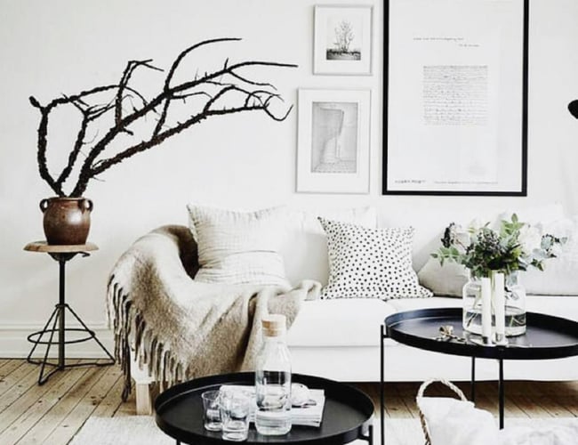 Instagram profil med bolig Inspiration - 69.000 følgere (oplagt til interiør og plakat webshop)