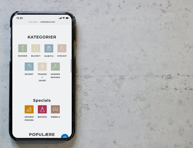 Unikt og skalerbart tech-koncept - Skræddernes svar på Just Eat.