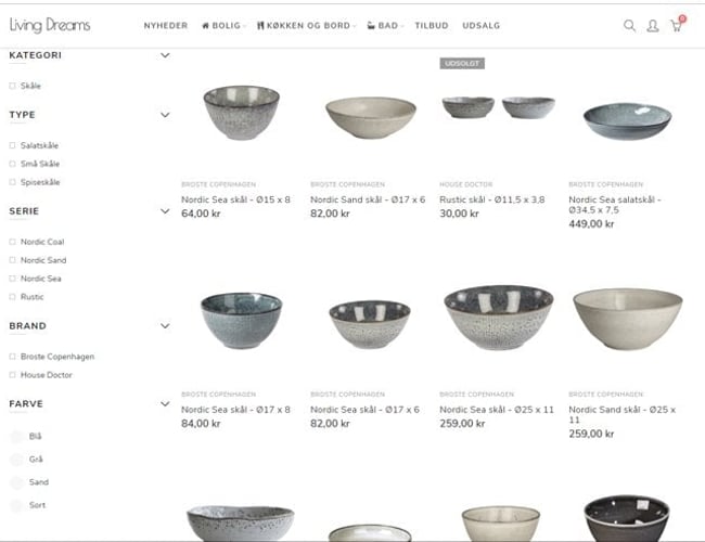livingdreams.dk - Bolig og livstils webshop med velkendte mærker og +100.000 omsætning i 2019