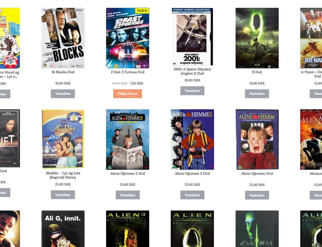 Retrospil, film og musik webshop til salg - Omsætning i 2018: 95.186 kr.