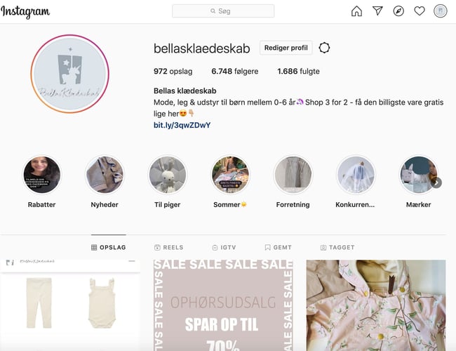 Populær webshop med børnetøj til de mindste - omsat for ca. 600.000 kr.