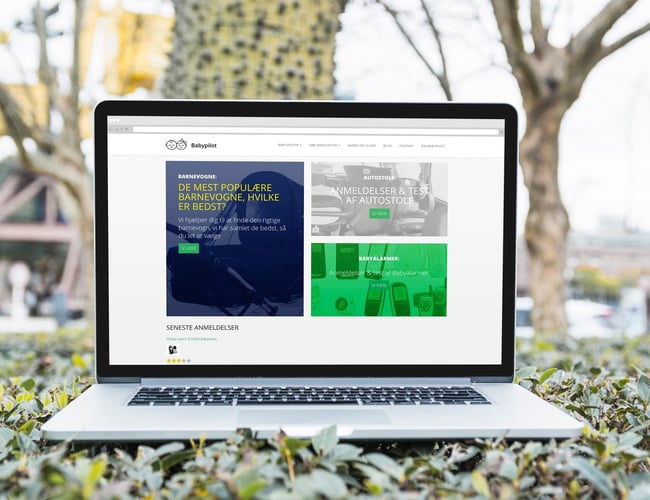 Babypilot.dk - Brugeranmeldelser af babyudstyr med affiliateløsning