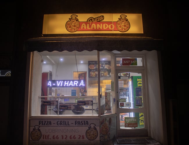 pizzeria tilsalg midt I Odense 