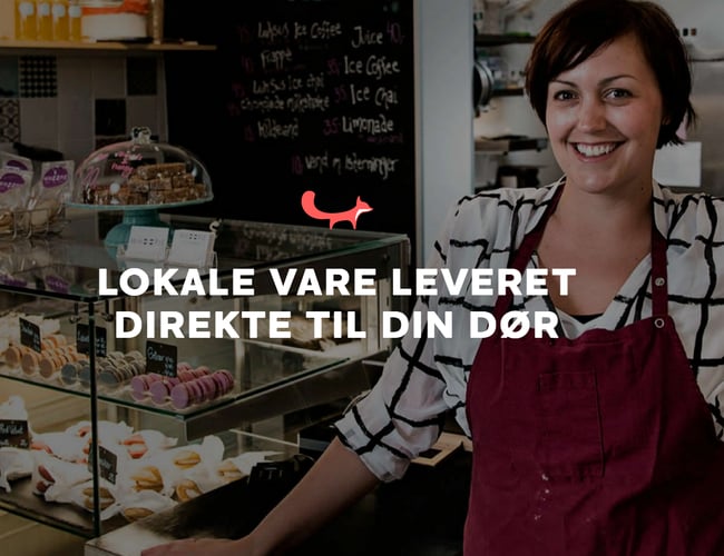 Funktionsdygtig leverings-app med lækker hjemmeside