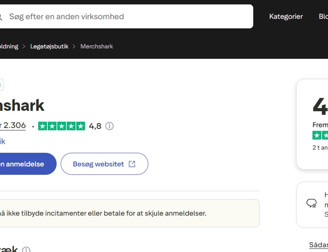 Webshop med 14+ millioner i omsætning de sidste 6 år og fuldautomatiseret drift