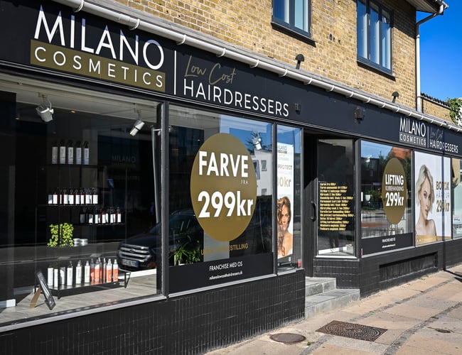 Frisør og Skønhedssalon til salg i Hvidovre - Månedlige leje udgør 10.000 kr. om måneden