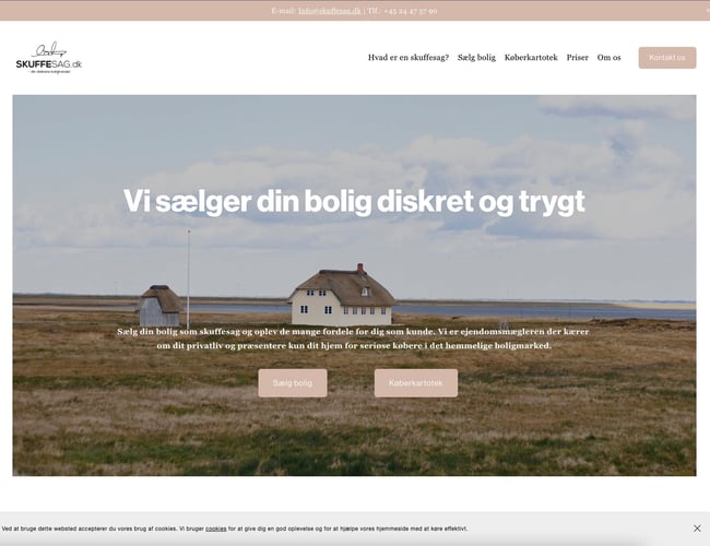 Skuffesag.dk skal være Danmark´s største boligportal for salg af diskrete bolighandler