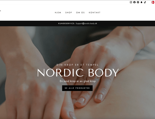 Nordic-Body fitness dropshipping virksomhed med stort potentiale! 