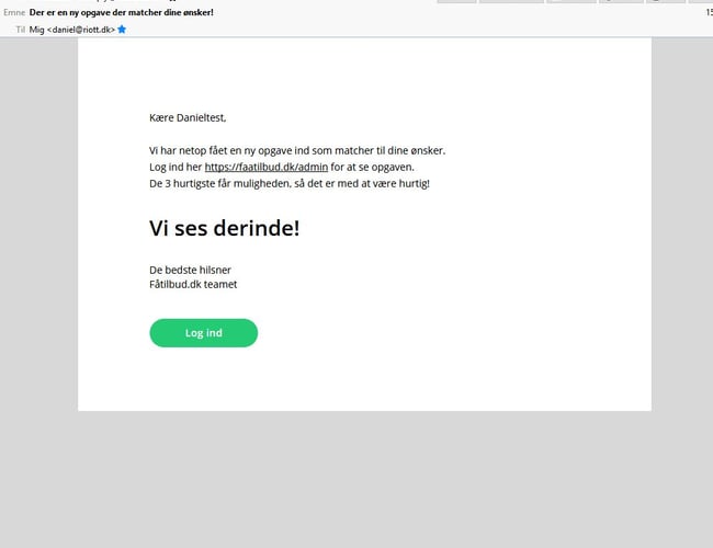 Fåtilbud.dk - Website hvor forbrugere kan søge 3 tilbud inden for forskellige brancher