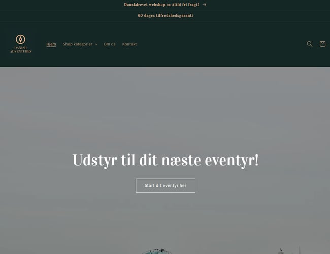 Dropshipping webshop i outdoor branchen