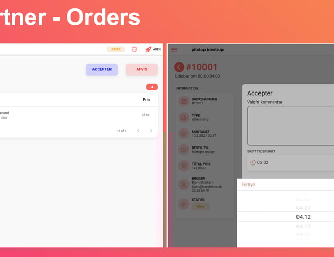 Mad bestillingsplatform - Platformen er testet med 15 forskellige restauranter og cafeer