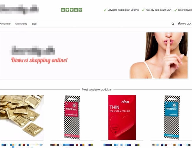 Kondom webshop med fast indtjening og solide placeringer i Google