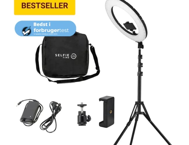 Danmarks førende webshop med salg af Ring Light - 2022 omsætning: ca 2.257.000 kr.