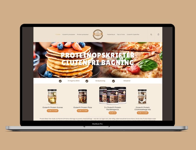 Proteinbaker.dk - Glutenfri bageblandinger