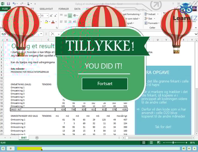 E-læringsplatform med pointsystemer mm. (LMS)