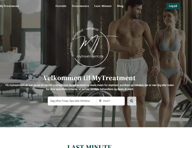 Stor Beauty platform med bookingsystem, deals samt webshop tilknyttet