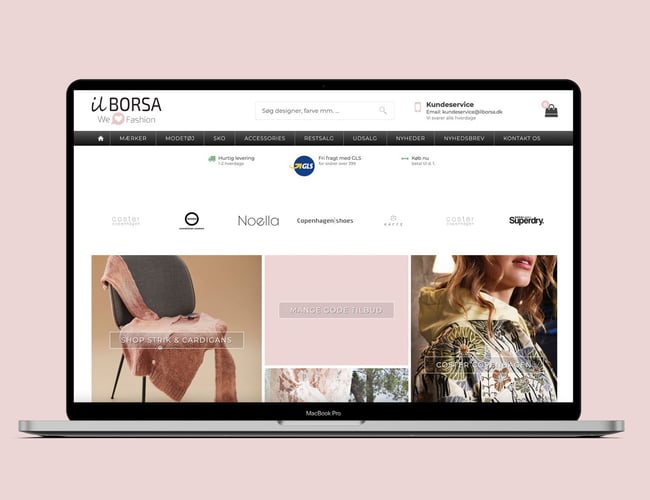 ilborsa.dk - Lækker webshop med modetøj til kvinder  - 1.3 mio kr pr år i omsætning seneste 2 år