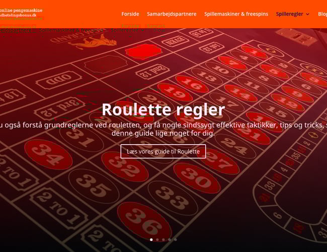 Komplet casino affiliatesite som har aftale med casinoer & et åbenlyst og godt domæne.