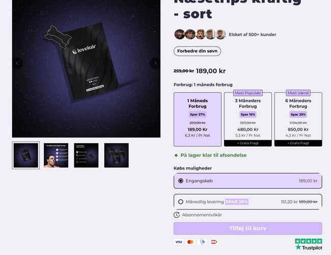 Køreklar webshop med stort potientale 