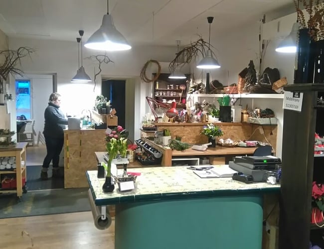 Blomsterbutik i Horsens Centrum - Hurtigt salg ønskes !