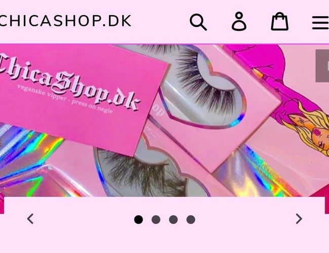 ChicaShop.dk - succesfuld vippe/skønheds webshop - Omsætningen for 2021: 333.485 kr. 