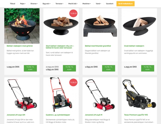 Haveshop med dropshipping og stort potentiale