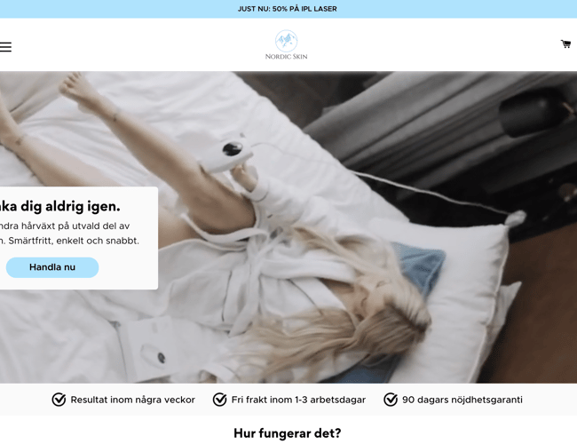Salg af Nordic-skin.dk - Omsætning i 2020 på +20 millioner 