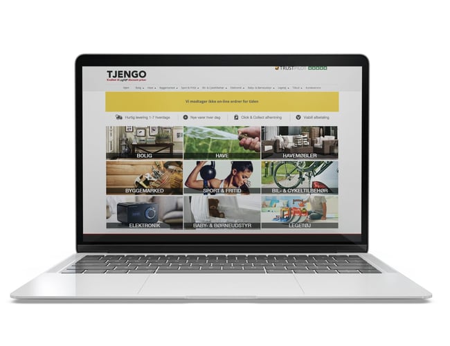 Tjengo.com - Webshop med salg af udstyrsvarer indenfor cykel, have, bolig/køkken m.m.