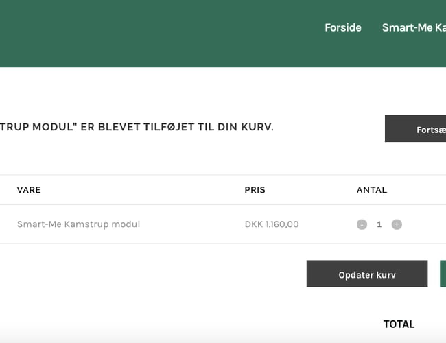 Elmodul.dk - Produkt med live overvågning af strømforbrug - Fortjeneste på 23 %