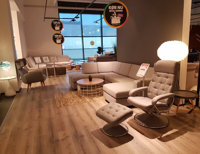 Stort møbelhus på Fyn med stor og voksende omsætning