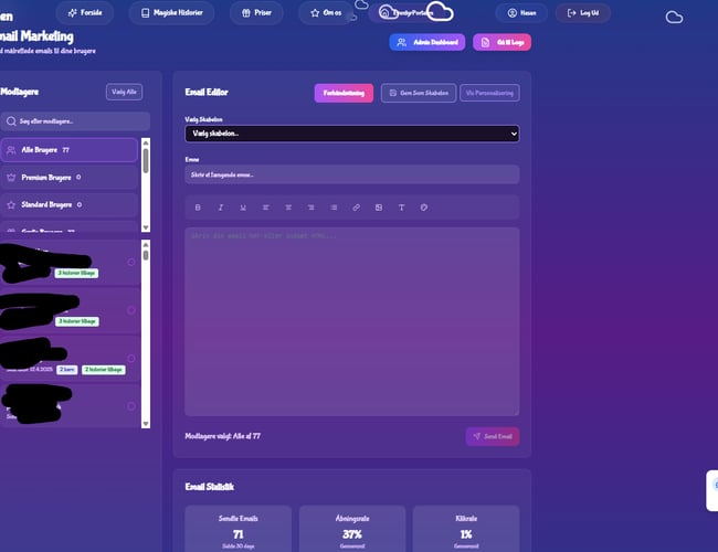 Eventyrhulen.nu – Magisk AI-historieunivers for børn 100% automatisere – KLAR TIL OVERTAGELSE (NEDSAT)