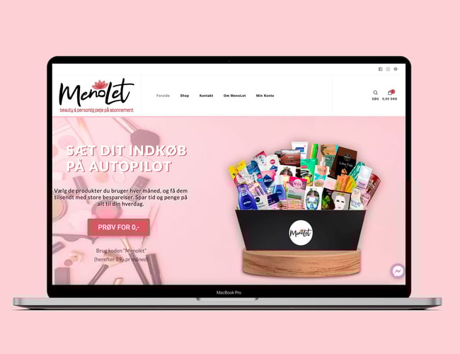 Webshop med abonnementsløsning - SÆT DIT INDKØB PÅ AUTOPILOT