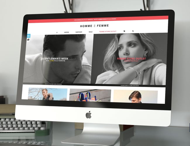 hommefemme.dk - Kendt high end herre og dame webshop - Omsætning: 1,9 mio DKK 