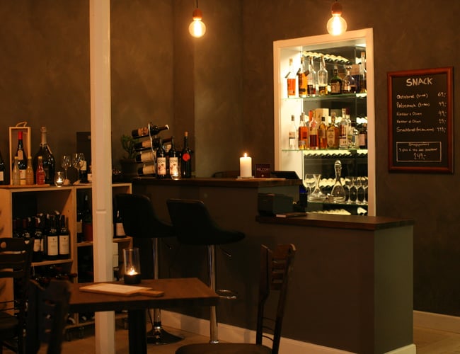 Vinbutik/Vinbar i flotte lokaler