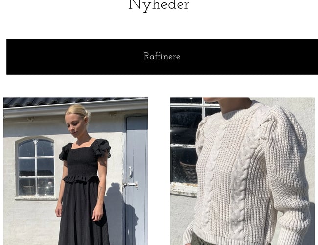 Bylina.dk - Salg af webshop med modetøj til kvinder - Varelager inkluderet på: 15.000 DKK
