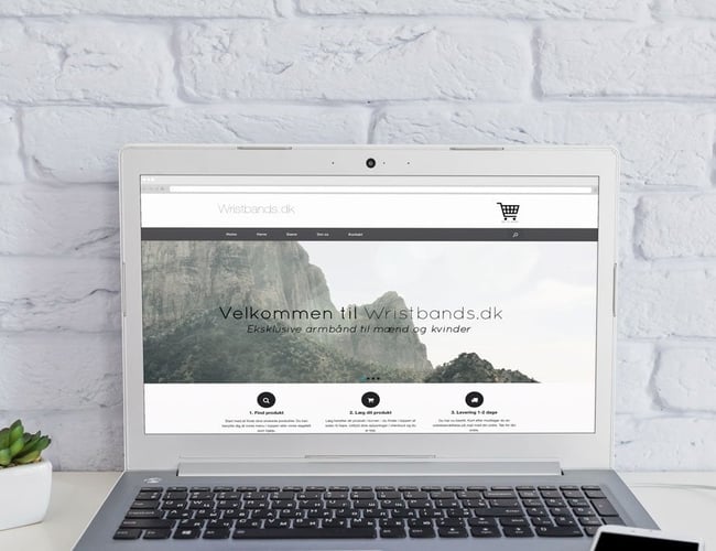 Wristbands.dk - Webshop med høj avance sælges - WooCommerce