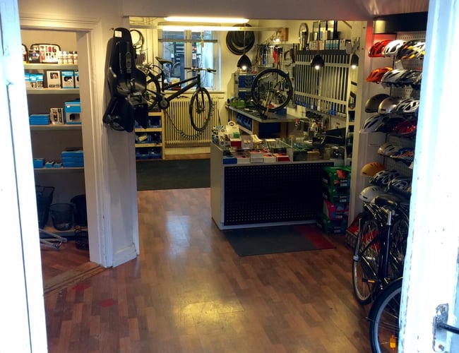 Cykelværksted Central Beliggenhed Tæt på Roskilde Station