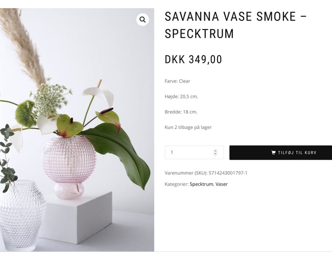 Fuldt etableret bolig og interiør webshop med fantastiske opstart. - Dækningsgrad på ca. 25%.