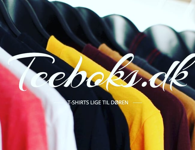 TEEBOKS.DK  - Webshop med salg af t-shirts og har dansk leverandør 