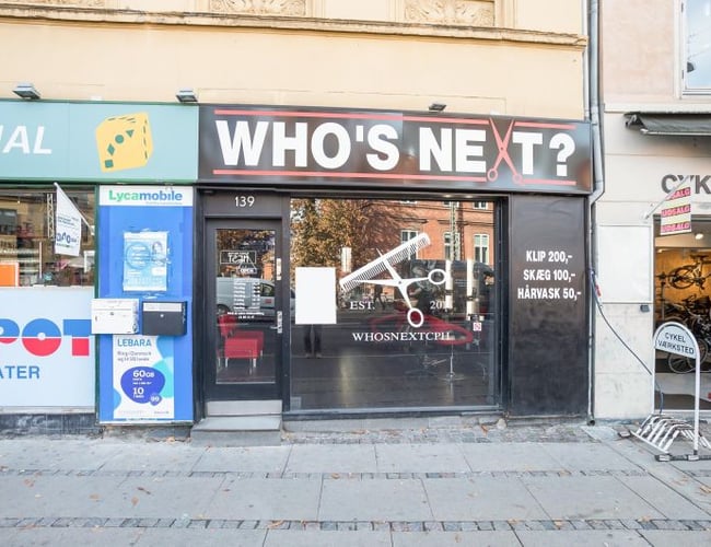 Frisørsalon KBH Vesterbrogade!