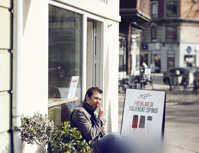 Danmarks første gelateria med frisklavede italienske ispinde