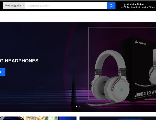 Webshop med pro- kvalitetsgamerudstyr til alle gamere