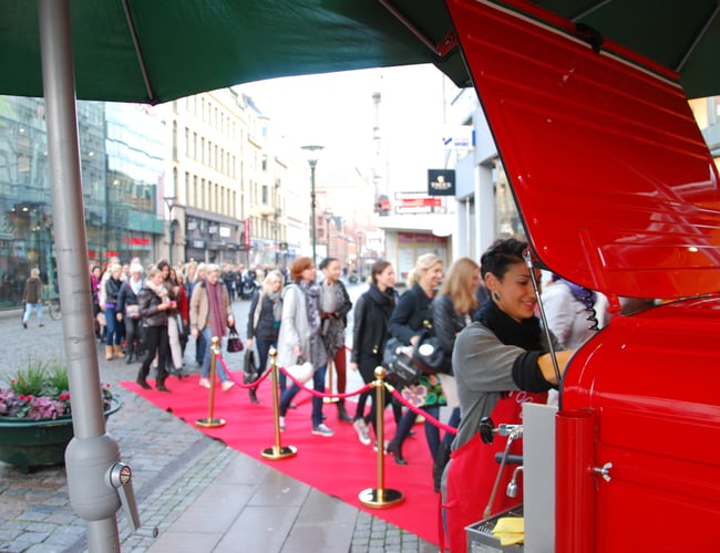 Mobil kaffebar (2 kaffebiler m.v.) på franchisebasis