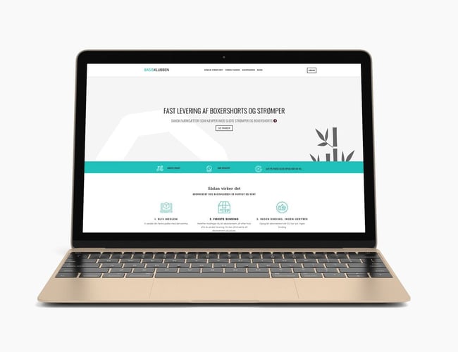 basisklubben.dk  - Abonnements virksomhed med Boxershorts og bambus strømper