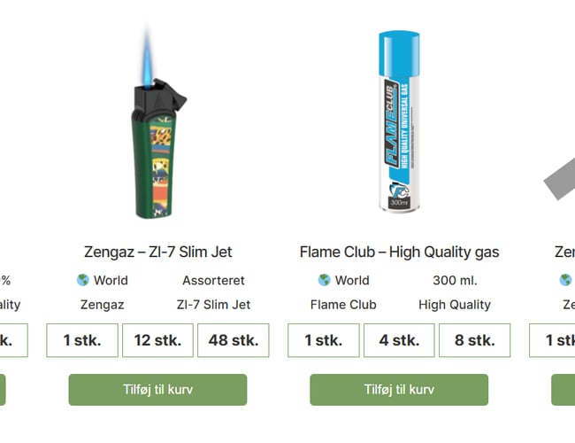 3 måneder gammel Rullegrejs webshop med store muligheder!