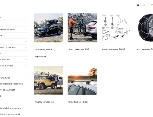 Dropshipping Biludstyr Webshop med mere end 30.000 produkter fra flere mærker.