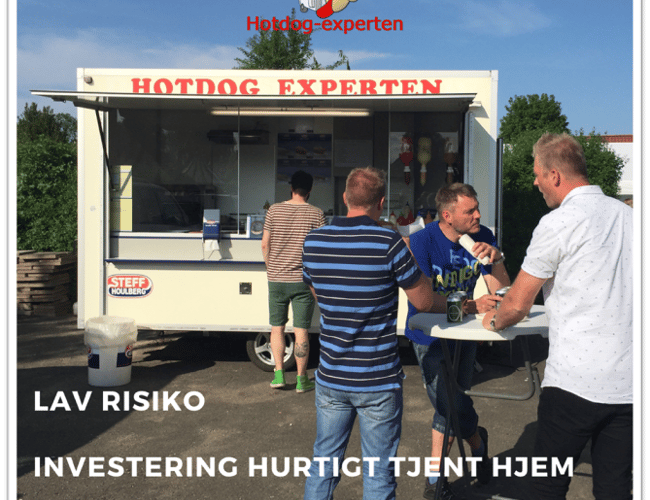 Pølsevogns koncept til salg med arrangement bookinger - Tjen 340.000 kr. som bibeskæftigelse - Trekantområdet